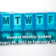 Huawei Weekly Update February 05 to February 12 2022