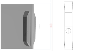 Huawei smart door lock appearance patent authorized