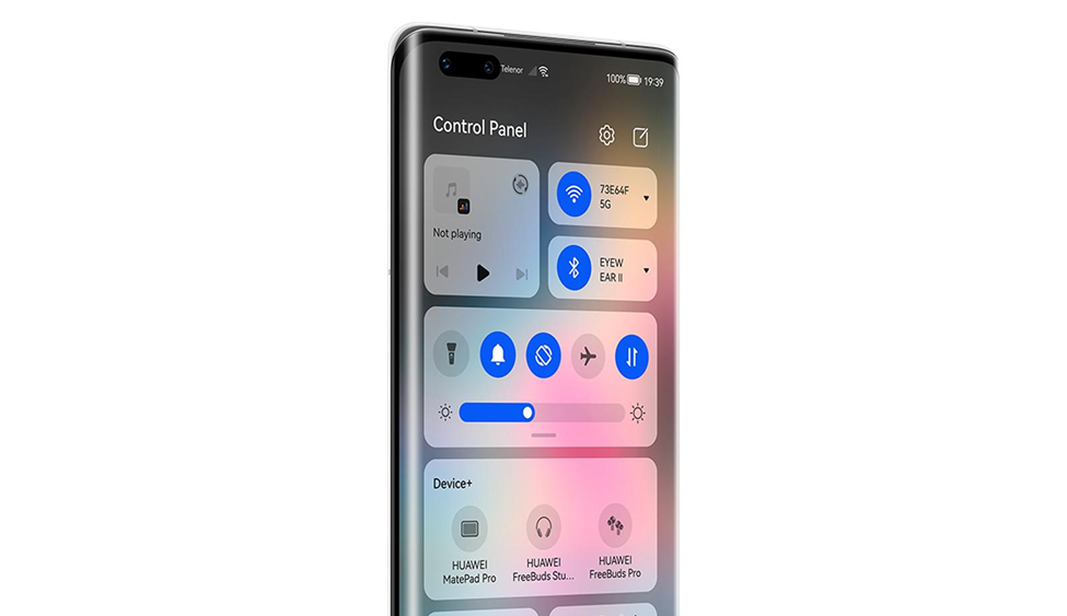 EMUI 12 Features - Control panel for easy control-5