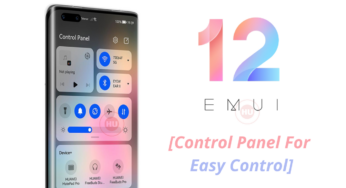EMUI 12 Features: Control panel for easy control