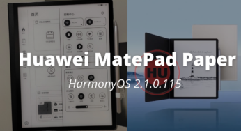 Huawei MatePad Paper getting March 2022 security update (HarmonyOS 2.1)