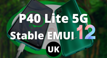 UK: Huawei P40 Lite 5G receiving stable EMUI 12 update