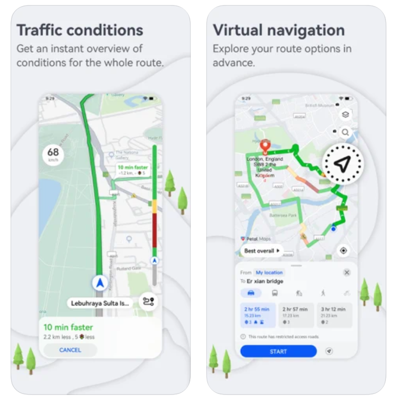 Huawei Petal Maps listed on iOS-1