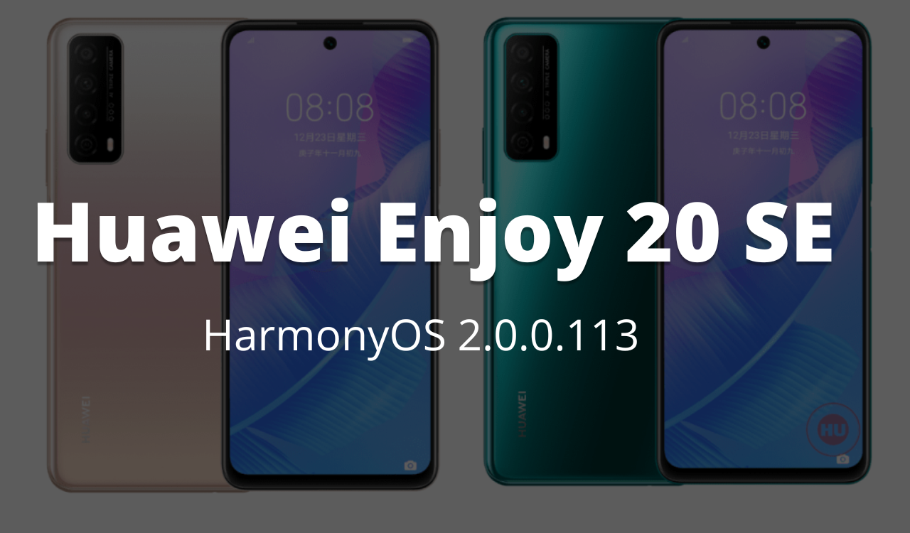 Huawei Enjoy 20 SE HarmonyOS update