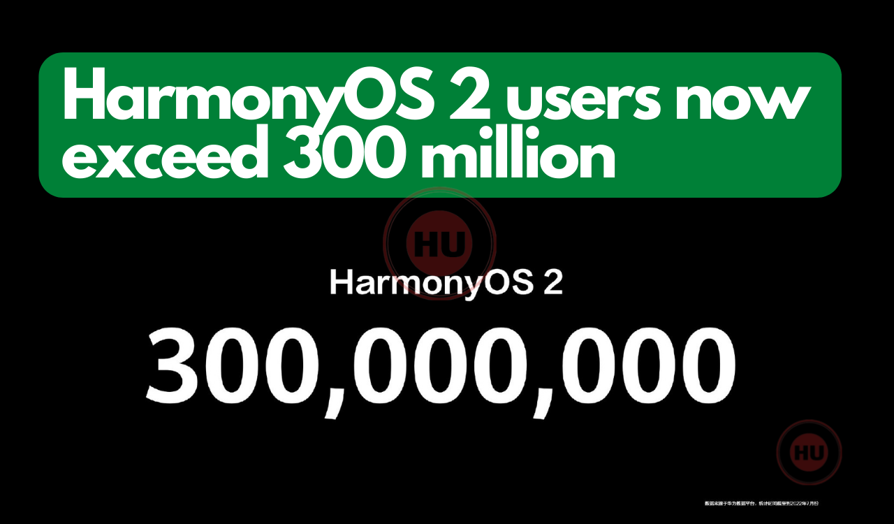 HarmonyOS 2 users now exceed 300 million