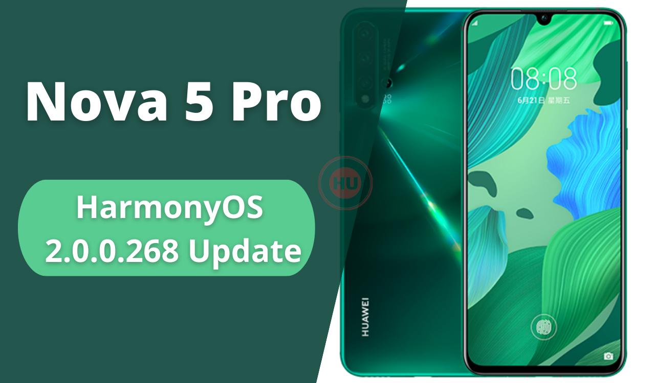 Nova 5 Pro HarmonyOS 2.0.0.268 Update