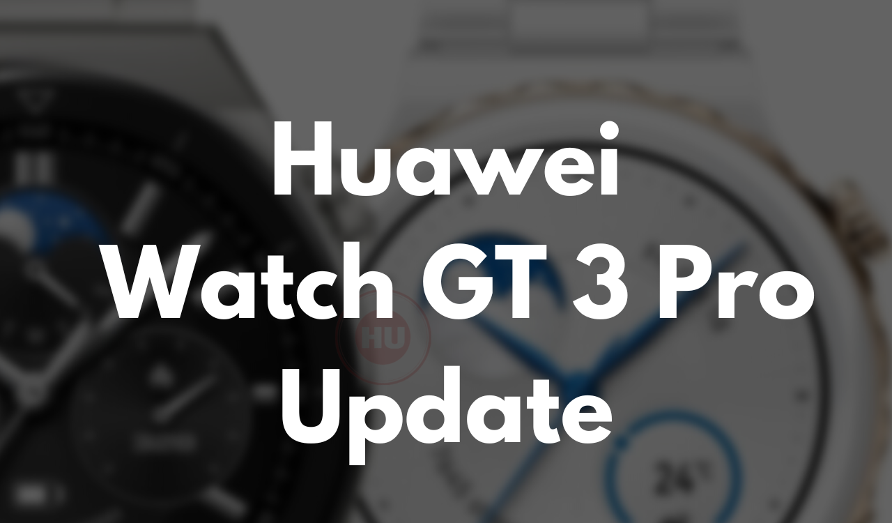 Watch GT 3 Pro update
