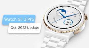 Watch GT 3 Pro October 2022 update brings RAI support