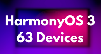 Huawei HarmonyOS 3 upgrade pushed to 63 devices