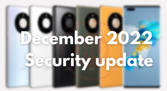 Huawei Mate 40 Pro receiving December 2022 security update