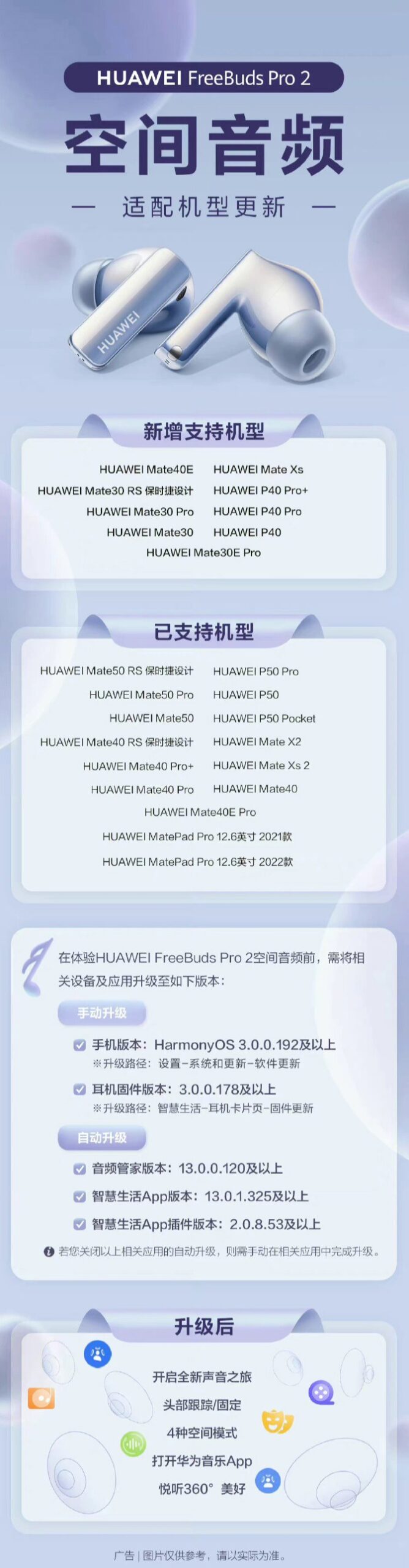 These Huawei phones now support FreeBuds Pro 2 spatial audio feature
