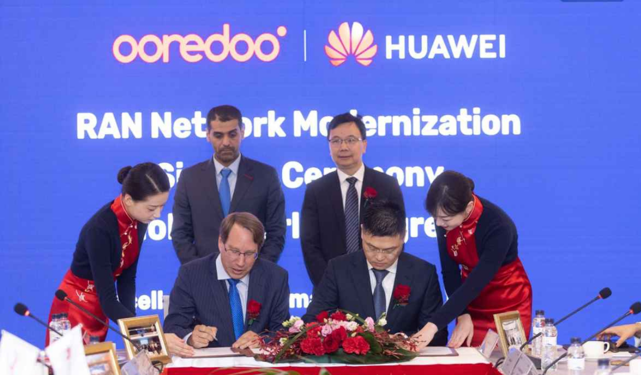 Huawei and Ooredoo Group announced partnership to Upgrade Networks