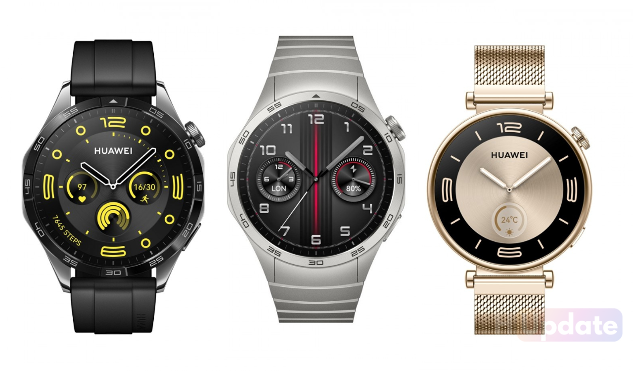 Huawei Watch GT4 41mm and 46mm official images leaked