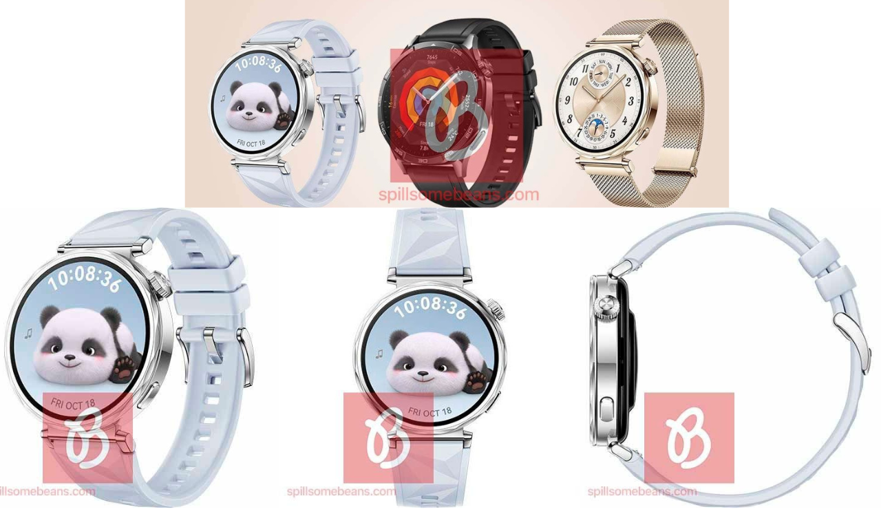 Huawei Watch GT 5 smartwatch renders leaked